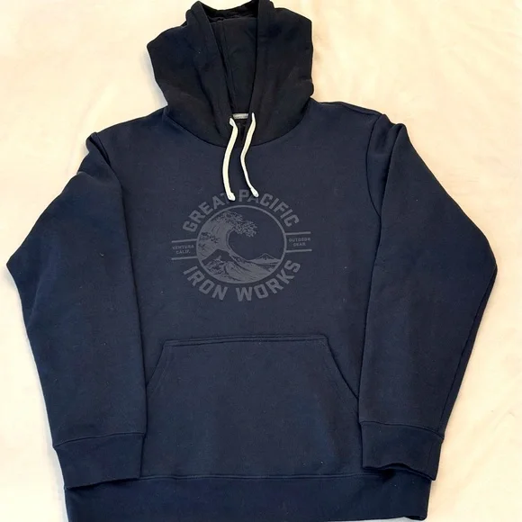 EUC! Patagonia Great Pacific Iron Works Hoodie, sz M - Picture 2 of 9
